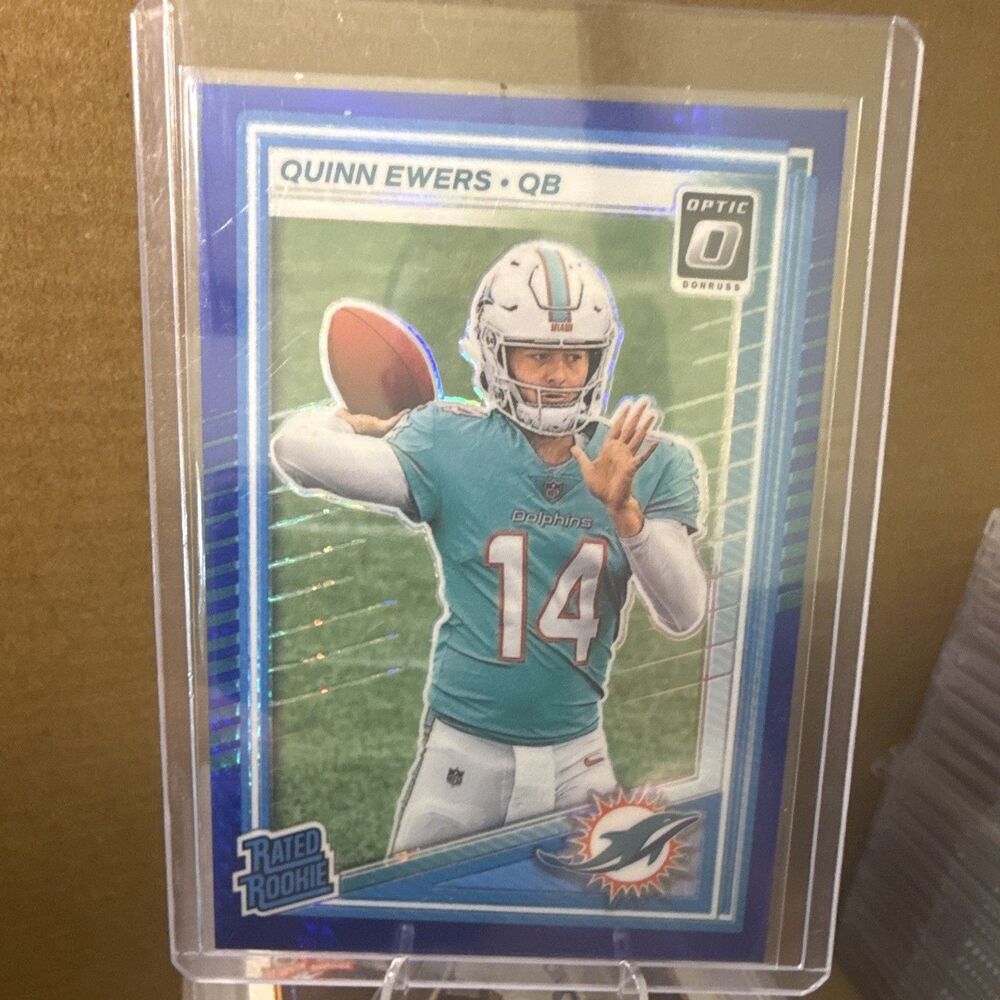 Panini 2025 Donruss Optic Quinn Ewers Miami Dolphins Rated Rookie Prizm #213